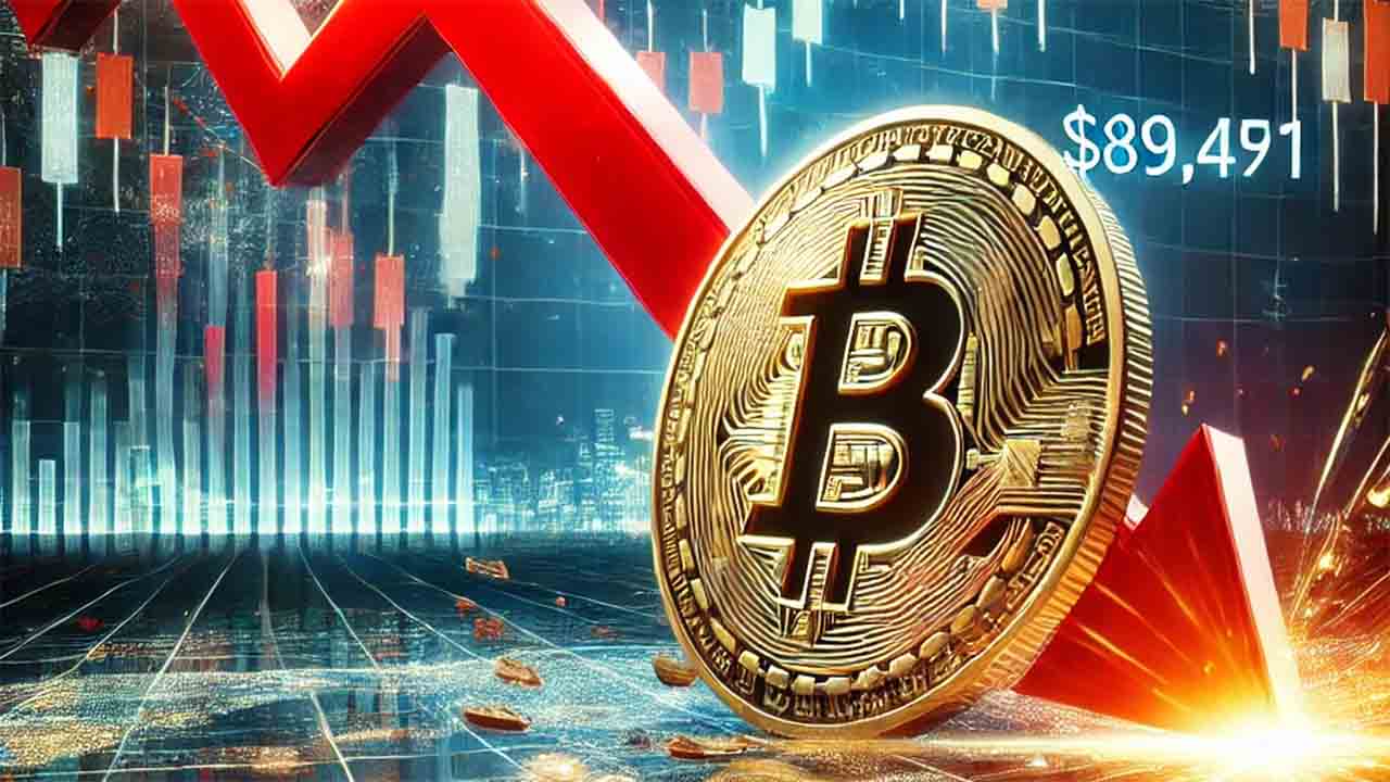 Bitcoin Crash: Sentuh Level Harga $89.491, Terendah dalam 2 Bulan Terakhir